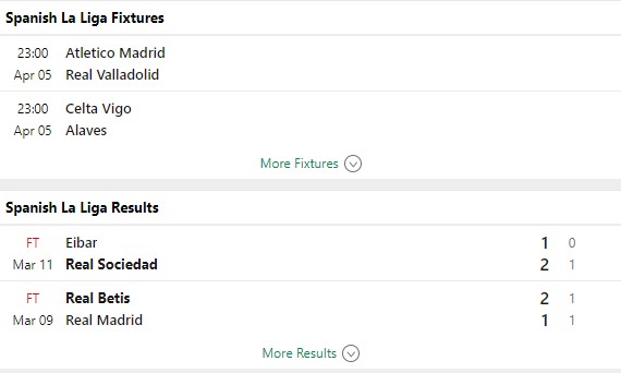 Schedule & Results